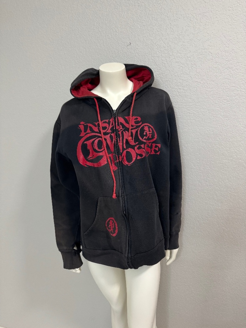 Vintage Insane Clown Posse Distressed Zip Up Hoodie